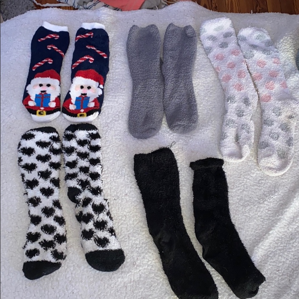 fuzzy socks